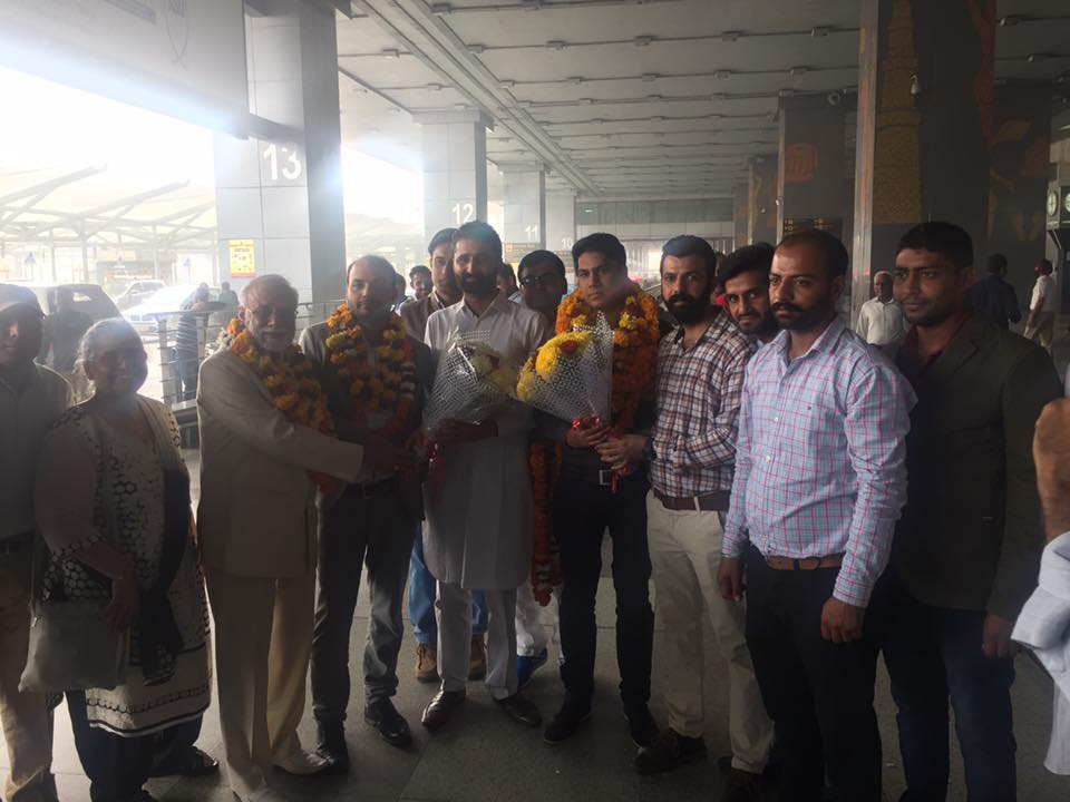 Kapil Kamboj MP of City Frankfurt Kelsterbach in Germany arrived India today