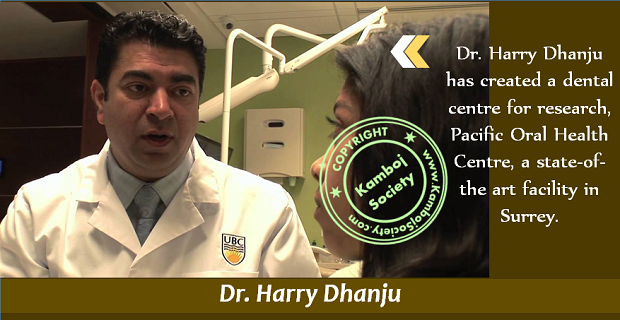 Dr. Harry Dhanju creates dental centre for research