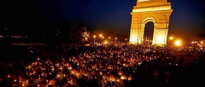 Candle March on Martyrdom Day of Shaheed Udham Singh from Jantar Mantar to India Gate