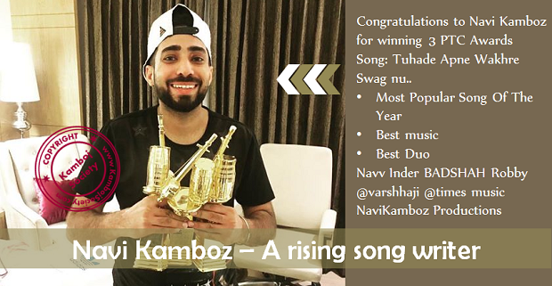 Navi Kamboz bagged 3 PTC Awards