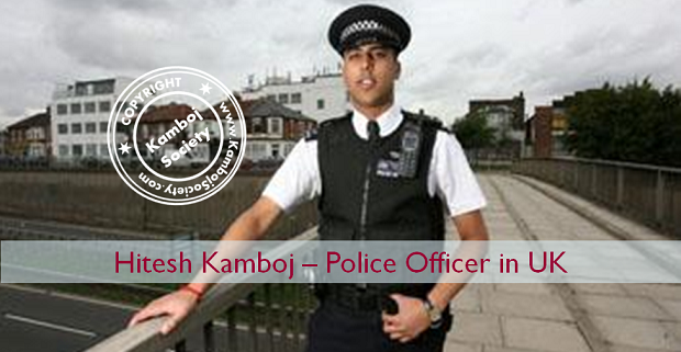 Hitesh Kamboj - Life-saving officer to be commended