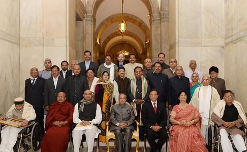 Dr. Jiya Lal Kamboj received Presidential Award for Certificate of Honour and Maharshi Badrayan Vyas Samman