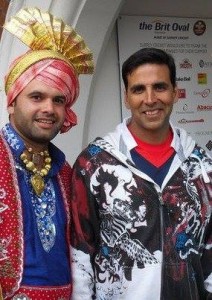 Harjit Kamboj with Akshay Kumar