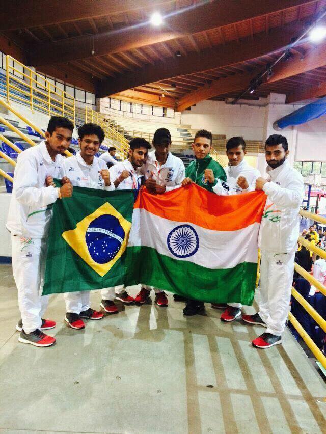Indian Team in World Kickboxing Championship in Italy.