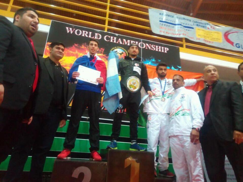 Boxer Gourav Kamboj got bronze medal in World Kickboxing Championship in Italy.